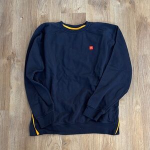 McDonald's Black Crewneck Sweater with Yellow Highlights
